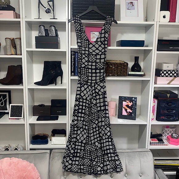 Tracy Reese Cross Back Jersey Maxi Dress - Picture 2 of 5